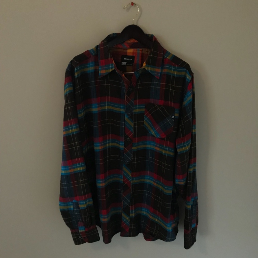 Marmot flannel button down